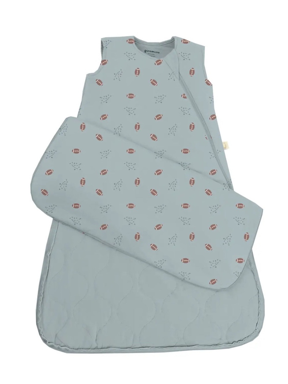 NEW Gunamuna Sleep Sack 2.5 Tog Football 9-18M